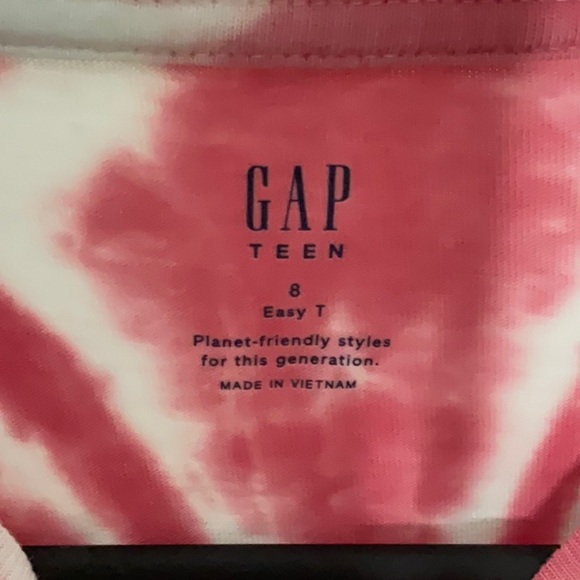 GAP Teen Tie-Dye Cotton Easy T Size 8 - Picture 8 of 9